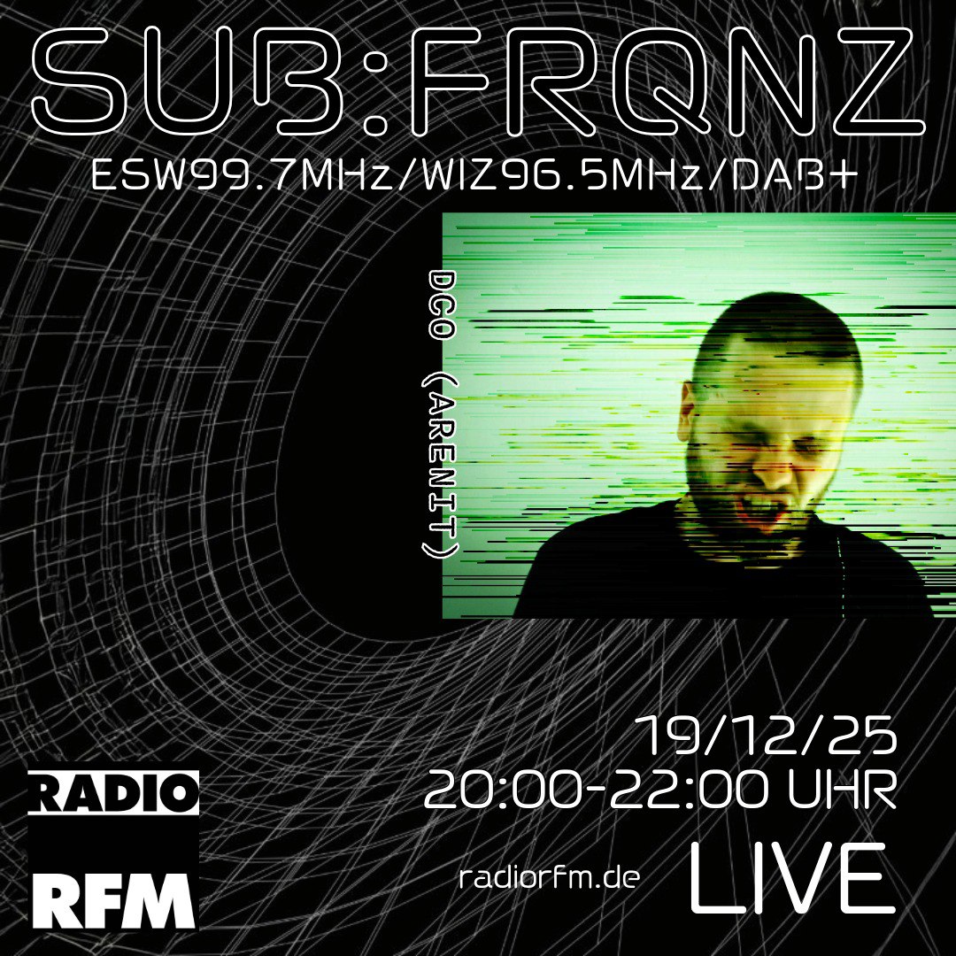 'Sub Frequenz' - IN BASS WE TRUST!!! LIVE aus Witzenhausen - diesmal mit Tobsucht / DToX Crew (Wendland) / dnb